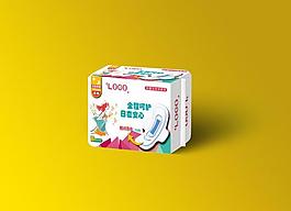 衛(wèi)生巾 包裝設(shè)計(jì)（平面圖）圖片