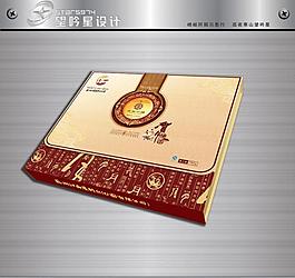 月饼包装（展开图）图片