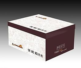 蛋糕盒 平面圖圖片