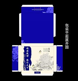 包装盒平面图图片