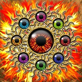 視覺創(chuàng)意海報魔眼圖片