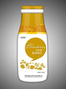蓝莓果汁图片
