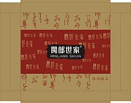 闽朗世家鞋盒子图片