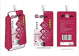 二鍋頭酒包裝袋圖片