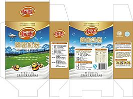 奶粉包裝 蜂蜜奶粉 食品包裝圖片