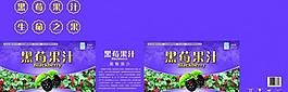 黑莓果汁圖片