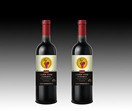 紅酒酒標(biāo)平面圖圖片