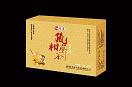 甌柑蜜茶包裝盒展開圖多個圖片