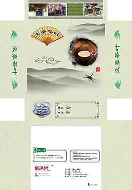 茶馆抽纸盒图片