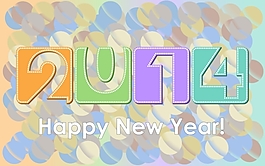 2014藝術(shù)字矢量素材