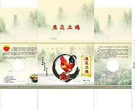 生态土鸡盒子图片