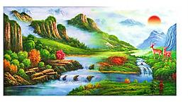 风景油画图片