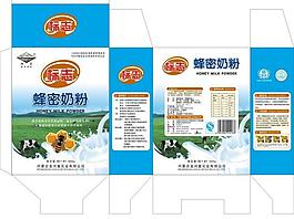 奶粉包裝 蜂蜜奶粉 食品包裝圖片