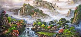 油畫風(fēng)景 裝飾畫 無框畫圖片