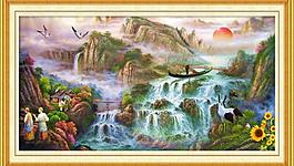 油畫風(fēng)景圖片