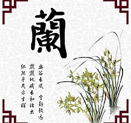 梅蘭竹菊圖片