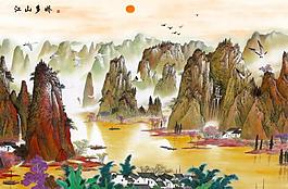 風(fēng)景畫 江山多嬌圖片