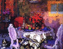 室內(nèi)靜物油畫圖片