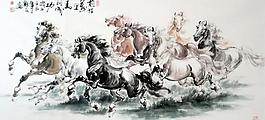 八骏图图片