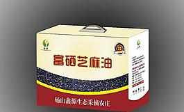 芝麻油包裝（展開圖）圖片