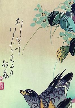 鸳鸯画图片