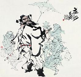國畫人物圖片