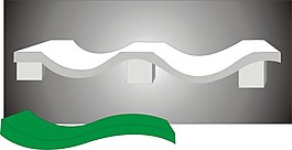 波浪形展臺(tái)