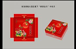 中秋月饼盒（展开）图片