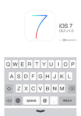 ios7 gui界面素材路徑矢量