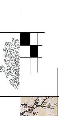鳥(niǎo)語(yǔ)花香移門(mén)圖案圖片