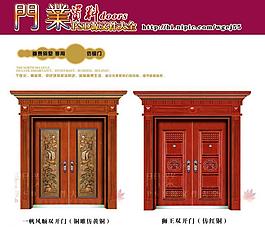 仿铜门图片