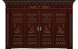 仿銅門圖片