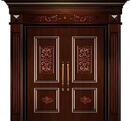 仿銅門圖片