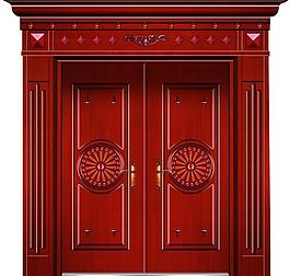 仿銅門圖片