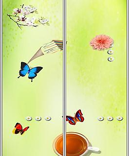 移門 花朵圖片