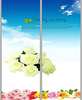 移門 花朵圖片