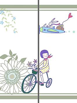 移門卡通圖片