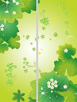 移門花葉圖片