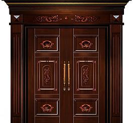 仿銅門圖片