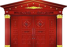 仿銅門圖片