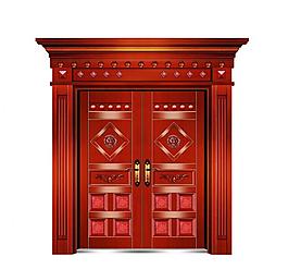 仿铜门图片