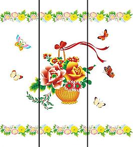 移门花篮图片