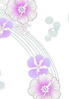 曲線花朵圖片