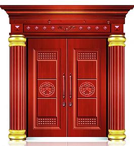 仿銅門圖片