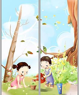 移門(mén)圖案圖片