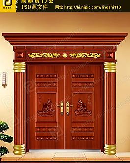 銅門(mén)（門(mén)為合層圖）圖片