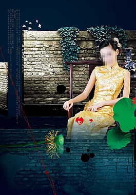 傳統(tǒng)美女?dāng)z影造型