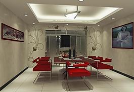 餐廳 廚房效果圖圖片