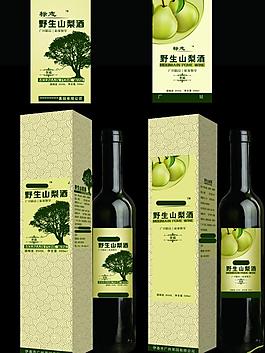 酒包装标签图片