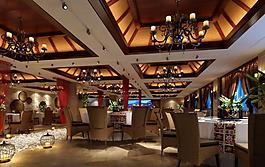 酒店宴會(huì)廳效果圖巴厘島風(fēng)格圖片
